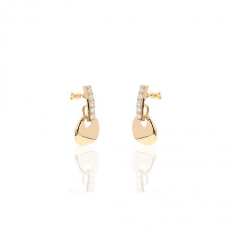 Pendientes Oro 18K c/Circonitas