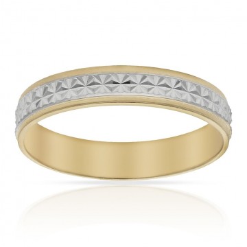 Alianza Oro 18K Bicolor...