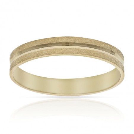 Alianza Oro 18Kts Mate-Brillo - 3,50mm