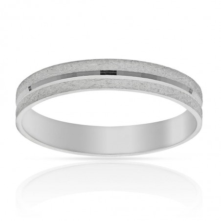 Alianza Oro Blanco 18K - 3,50mm