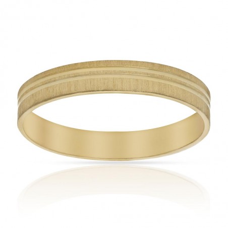 Alianza Oro 18K Mate-Brillo - 3,50mm