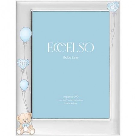Marco Infantil  Celeste Osito