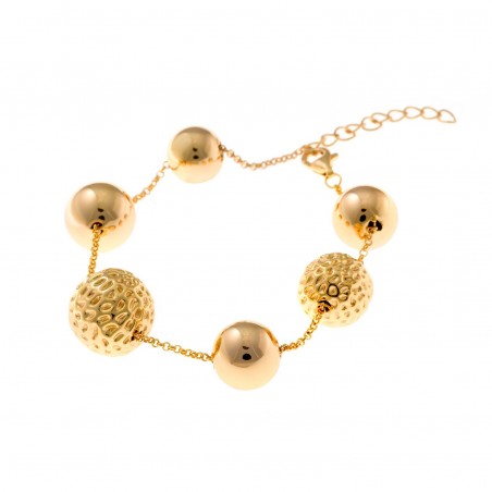 Pulsera de Plata Salvatore Bolitas 