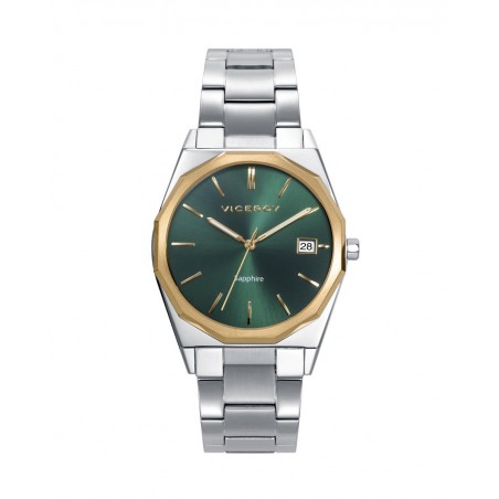 Reloj de Hombre Dress extraplano de acero con cristal zafiro