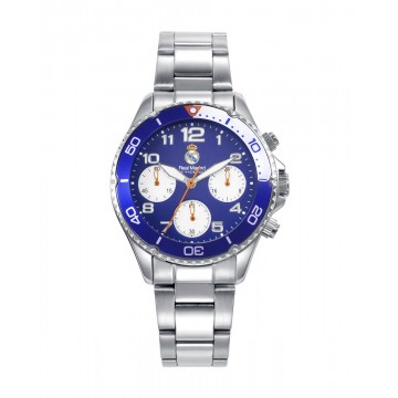 Reloj del R.Madrid de cadete caja de acero y brazalete de acero