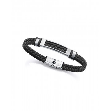Pulsera de Acero y Piel Viceroy