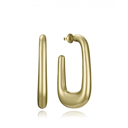 Pendientes de mujer dorados aro