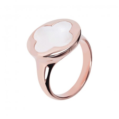 Anillo Trébol Madre Pelas - Alba