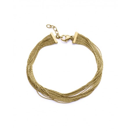 Pulsera de mujer de acero cadenas finas