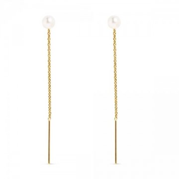 Pendiente de plata chapado...