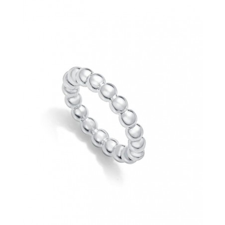 Anillo de acero chapado en plata 999 colección Laura Escanes