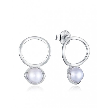 Pendientes de Plata Viceroy Con Perla