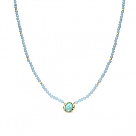 Collar de Plata Luxentert  Doblete Madreperla / Cuarzo Hidrotermal Verde - Alqua