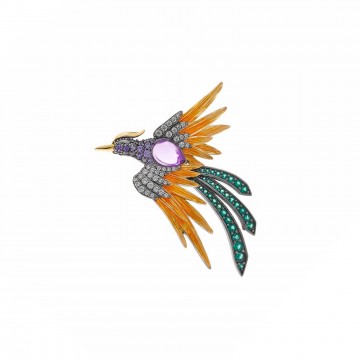 Broche de Plata Salvatore -...