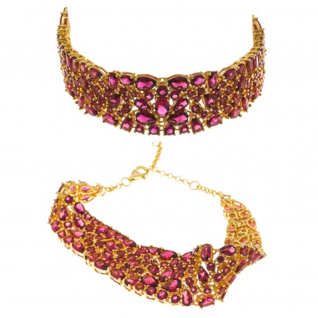 Pulsera de Plata Salvatore Cascada Circonitas Rosé