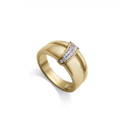 Anillo de plata Viceroy con Baño de Oro