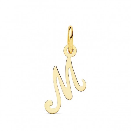 Colgante Inicial Oro 18K - M