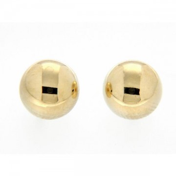 Pendientes Bola Oro 18K
