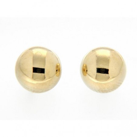 Pendientes Bola Oro 18K