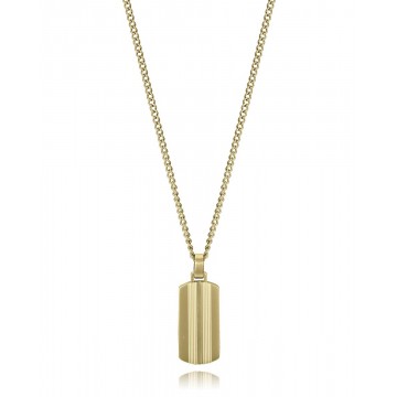Collar de Acero Viceroy colgante con placa