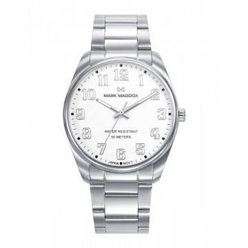 Reloj Mark Maddox de hombre esfera blanca