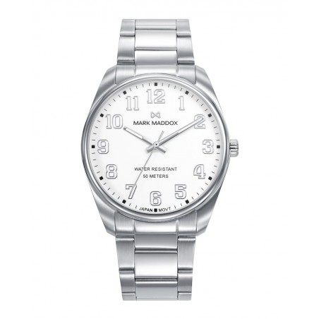 Reloj MArk Maddox de hombre esfera blanca