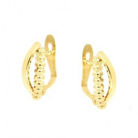 Pendientes Estampados Oro Amarillo 18 kt