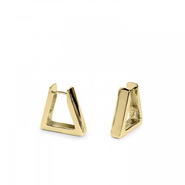 Pendientes Plata Aro Triángulo