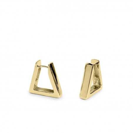 Pendientes Plata Aro Triángulo