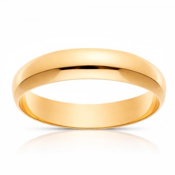 Alianza Oro 18K Media Caña...