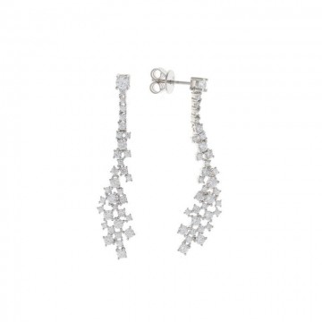 Pendientes de plata largos...