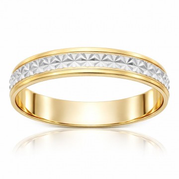 Alianza Oro 18K Bicolor...