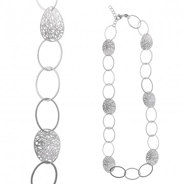 Collar de Plata Salvatore Ovalos