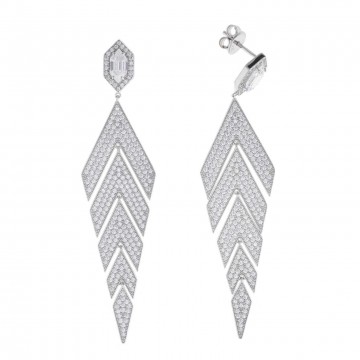 Pendientes de Plata Salvatore Cascadas Tipo Flecha