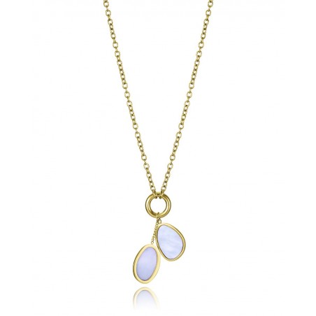 Collar Acero Dorado Viceroy Madre Perla