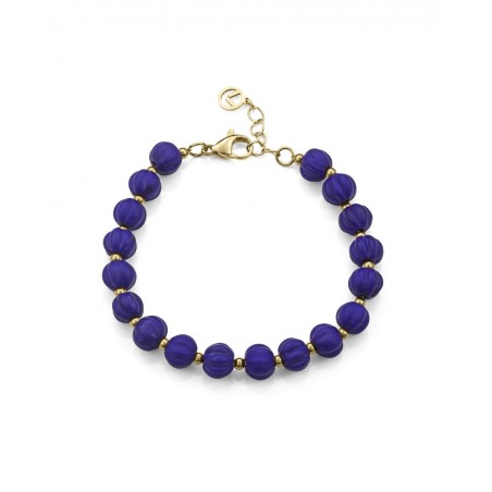 Pulsera Acero Viceroy con cristal azul.