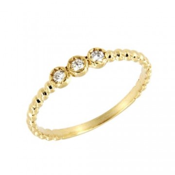 Sortija Oro 18K con Diamantes