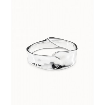 Brazalete Unode50 con bañado en plata de ley