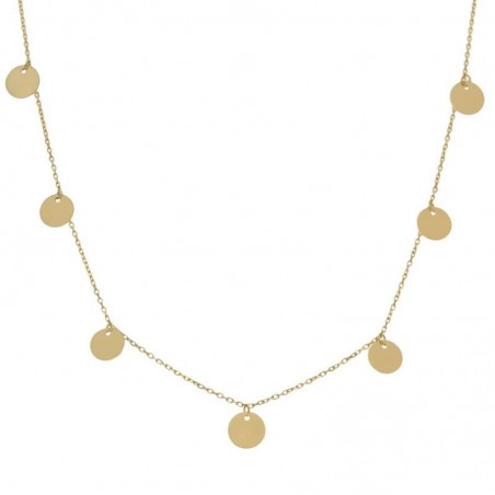 Gargantilla Oro 18Kts Mini Charms Chapitas