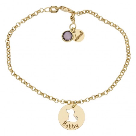 Pulsera Mi Historia - Mascota Oro 18KL