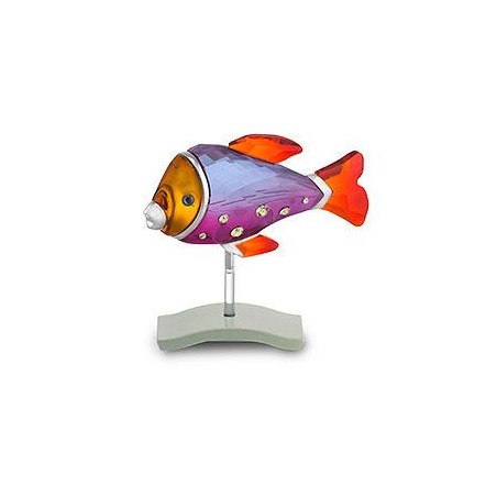 Figura de cristal de Swarovski - Pez Camaret Fuchsia rain