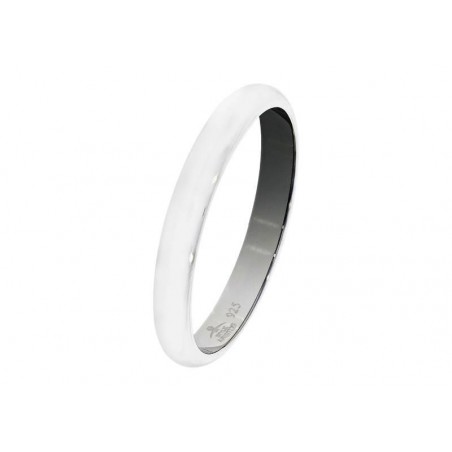 Alianza de Plata Lisa 3mm