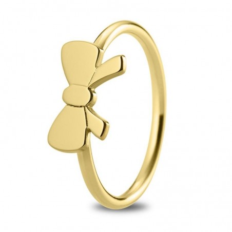 Anillo de oro amarillo 18k Lazo