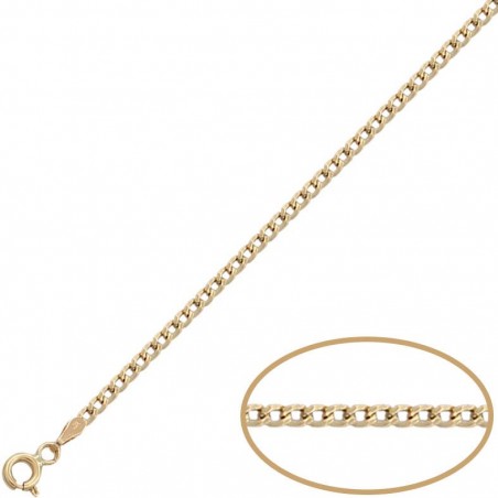 Cadena Barbada 2mm Oro 18kts