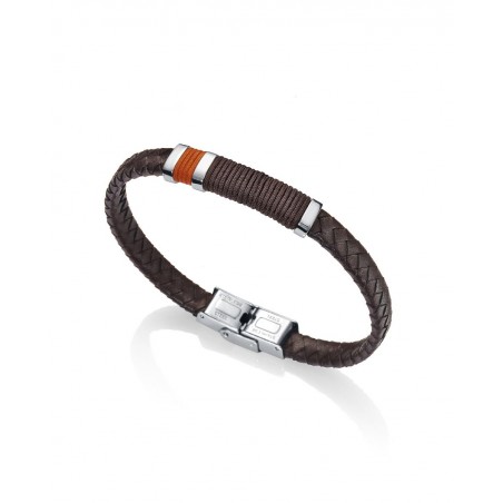 Pulsera Acero y Piel Viceroy