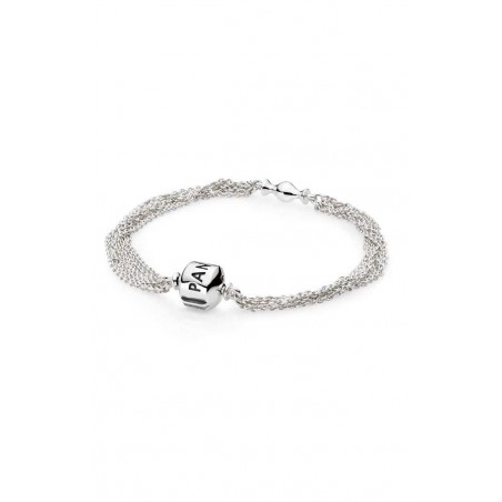 Pulsera de Plata Pandora multicadena