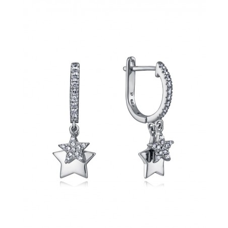 Pendientes Plata Estrella