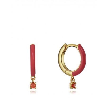 Pendientes de Plata Viceroy VCD Rojo