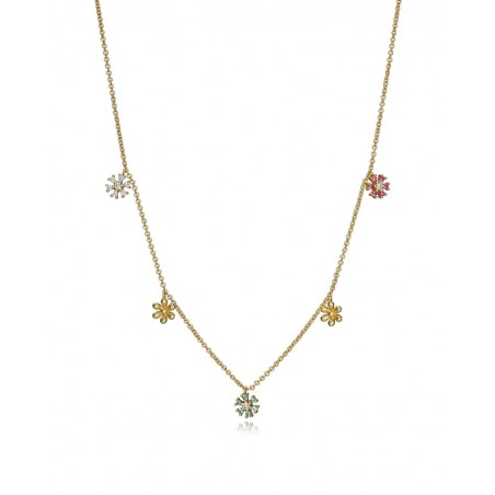 Collar plata Viceroy Flor Multicolor