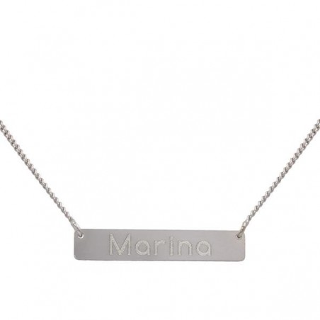 Colgante letrero con nombre personalizado